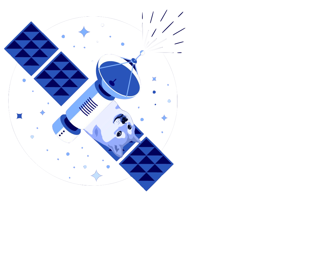 Doge-1 SATELLITE Logo